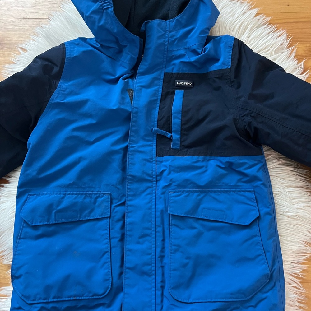 Lands' End Kids Blue Winter Jacket